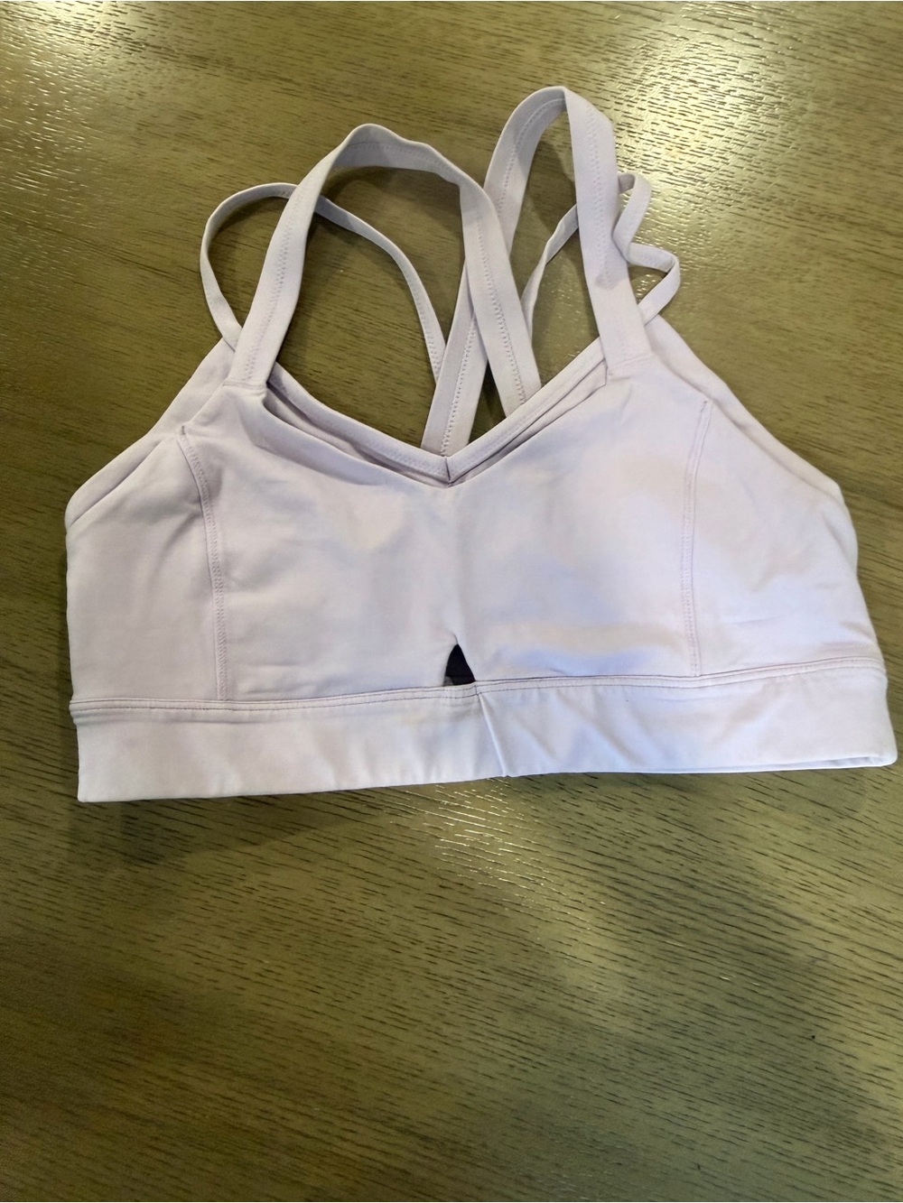 lululemon athletica Light Pink Strappy V-Neck Sports Bra